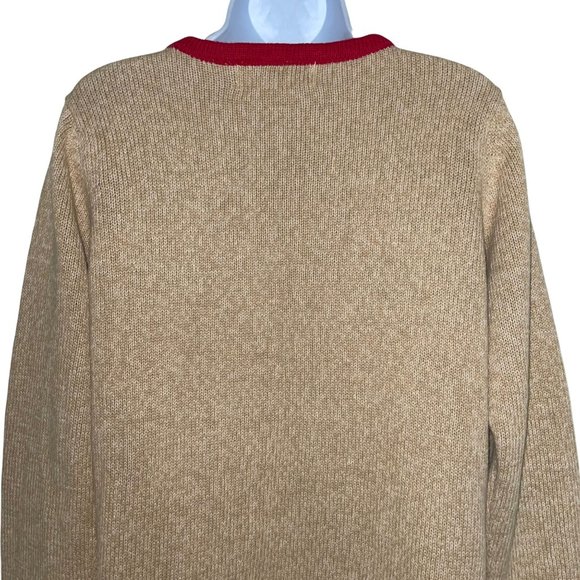 Tiara International Vintage Peace on Earth Ugly Holiday Christmas Sweater M - Picture 7 of 10